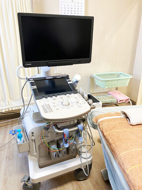 小田島医院超音波診断装置
